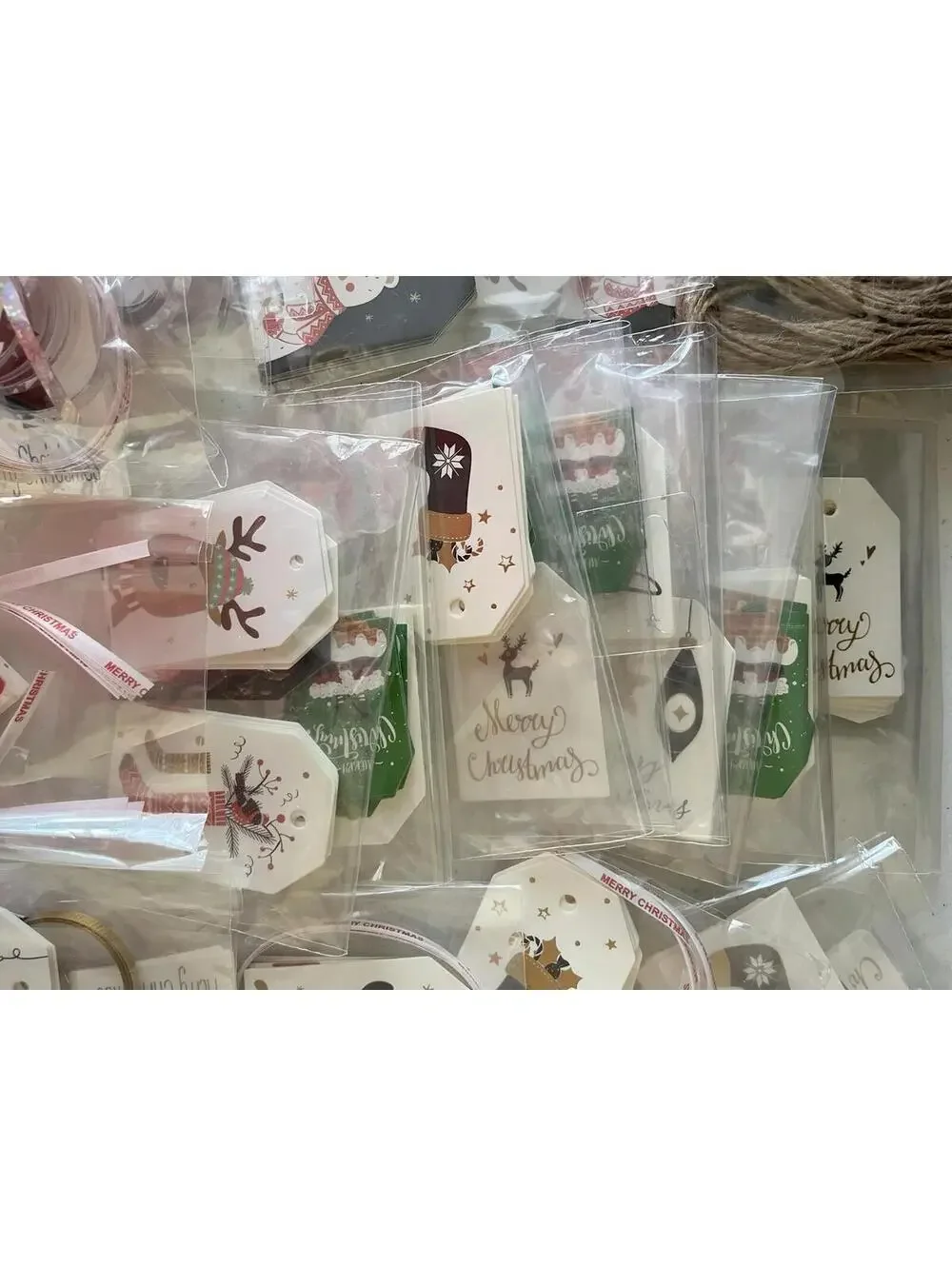 Christmas Tags Ole style Christmas 27 Bags Gift Tag 18-20 tags per  bag